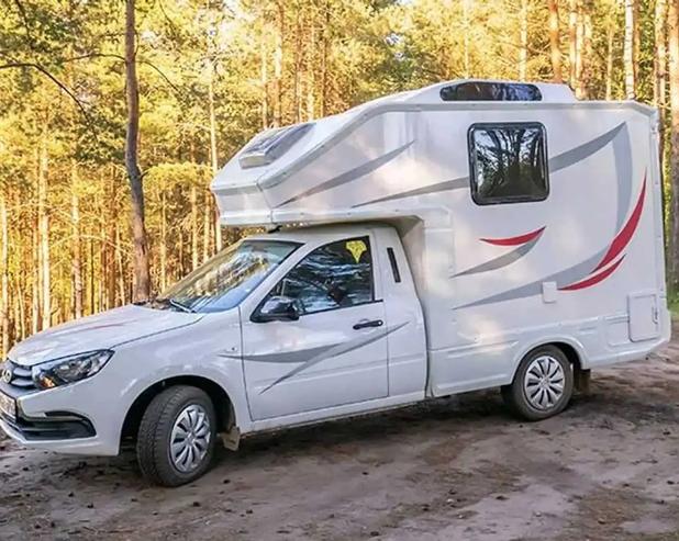 Этой модификацией Lada Granta восхитились в Европе.</p>
<p>Автодом на базе отечественного автомобиля станет идеальным для путешествий